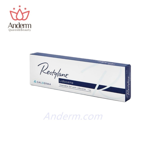 Restylane injection Hyaluronic Acid dermal filler for lips cheeks chin