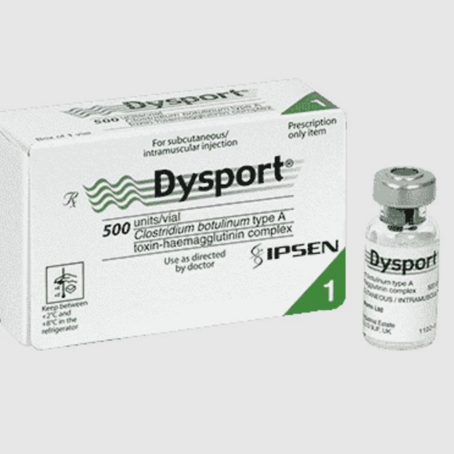 Dysport 500U Botulinum Toxin Type A for Injection Remove Crow's Feet, Frown Lines, Forehead Wrinkles, Nasolabial Folds, Perioral Wrinkles
