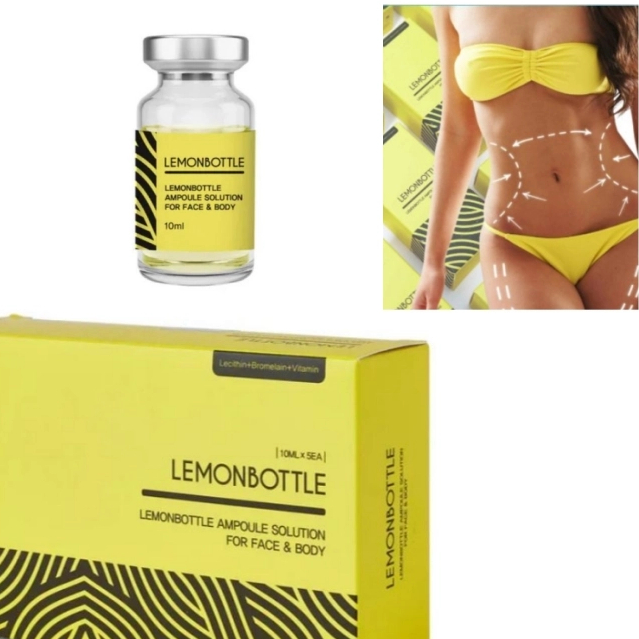 Korea Lemon Bottle Lipolysis Solution Weight Loss Face Double Chin Body Fat Dissolve fat Dissolving