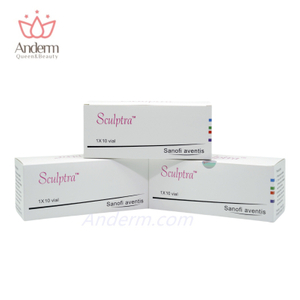 Sculptra Polylactic Acid 150mg/ml stimulates collagen production to restore facial volume and reduce wrinkles