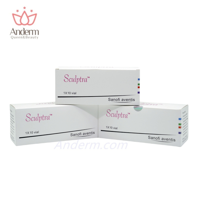 Sculptra Polylactic Acid 150mg/ml stimulates collagen production to restore facial volume and reduce wrinkles