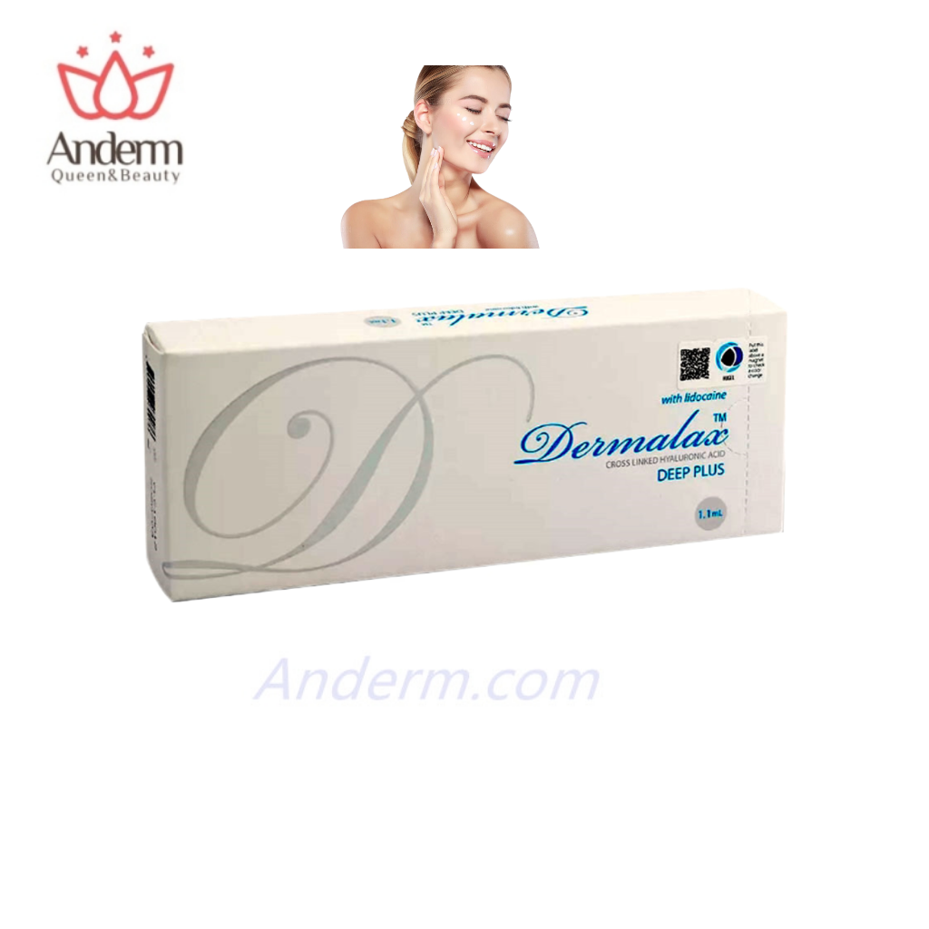 Dermalax Deep Plus Hyaluronic Acid Filler for Lips and Facial Wrinkles