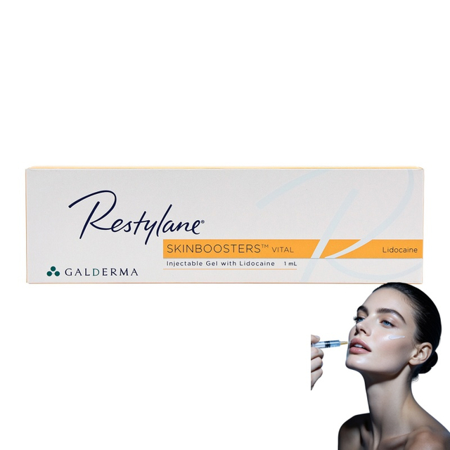 Restylane Skinboosters Vital Lidocaine 1ml Hyaluronic Acid Injectable Gel for Skin Hydration & Skin Quality Improvement