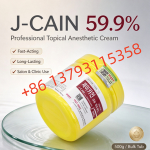 J-Cain 59.9% Lidocaine Numbing Cream 500g | Korean Topical Anesthetic Cream