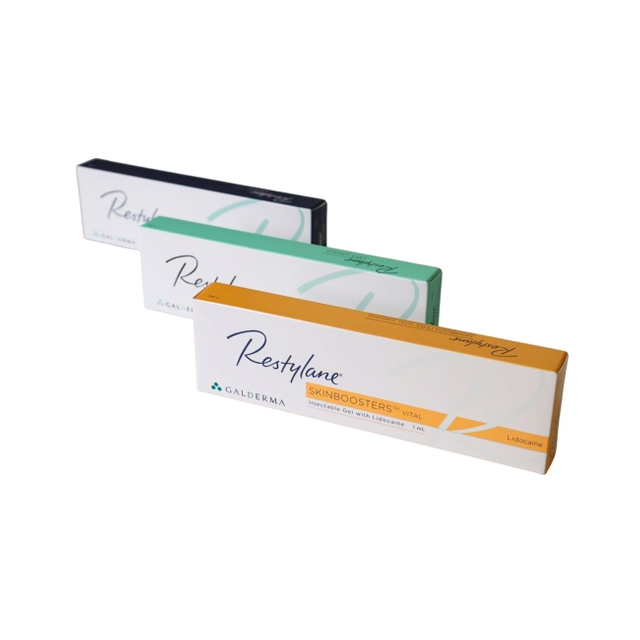 Restylane Dermal Filler Hyaluronic Acid Injection Natural Facial Volume Anti Wrinkle Skin