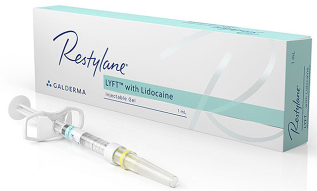 Restylane Lyft Lidocaine 1ml | Galderma Hyaluronic Acid Injectable Gel for Facial Lifting & Volume Restoration