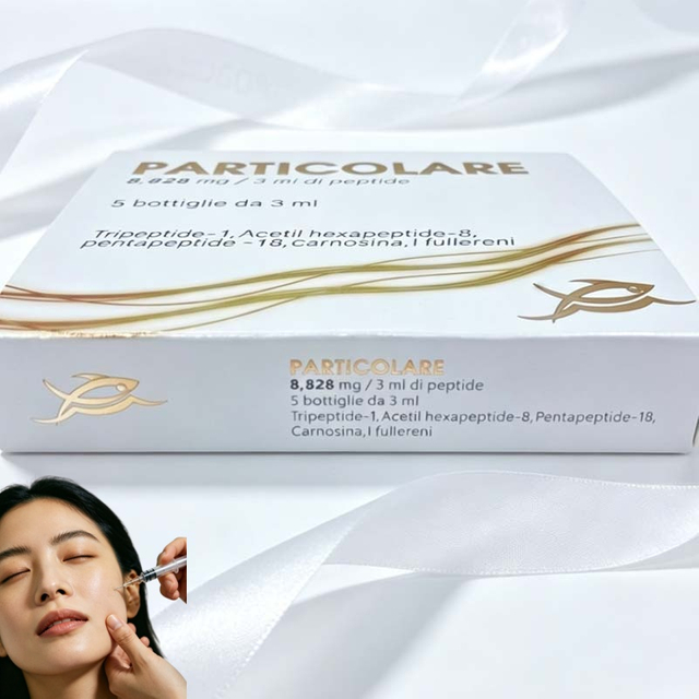Particolare Peptide PDRN Solution 3ml ×5 vials Skin Rejuvenating Meso Solution for Microneedling & Dermal Mesotherapy