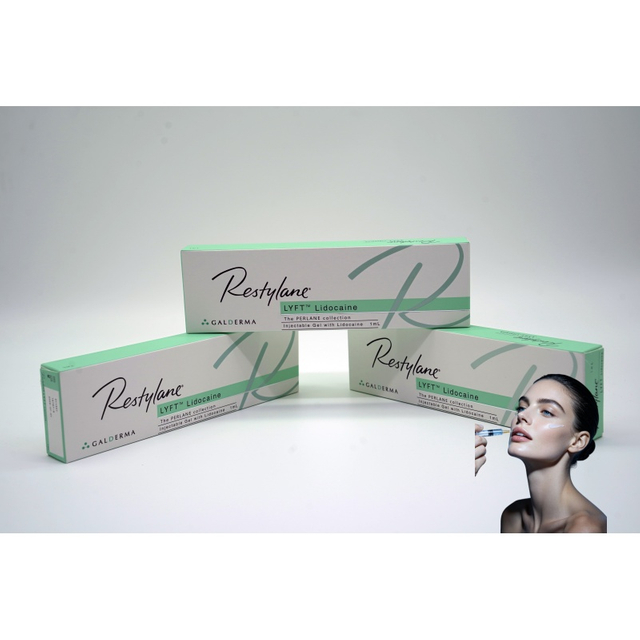 Restylane Lyft Lidocaine 1ml Hyaluronic Acid Dermal Filler for Deep‑Layer Facial Lifting & Volume Augmentation