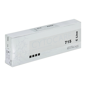 Revitacare Cytocare 715 C Line Skin Redensifying Booster 5x5ml Vials, 715 Active Nutrients Mature Skin Anti-Sagging Collagen Stimulating Mesotherapy Injectable