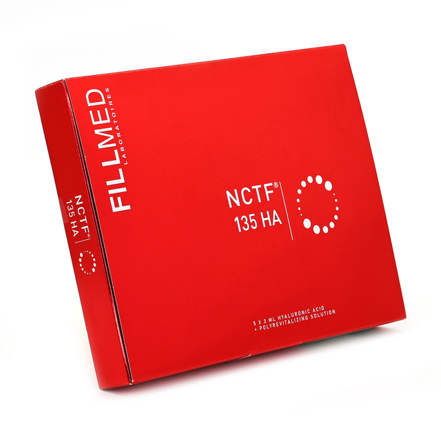 Fillmed NCTF 135 HA Mesotherapy Solution 5×3ml Poly Revitalizing Hyaluronic Acid Serum For Skin Rejuvenation Anti‑Aging Improve Dull Dry Skin